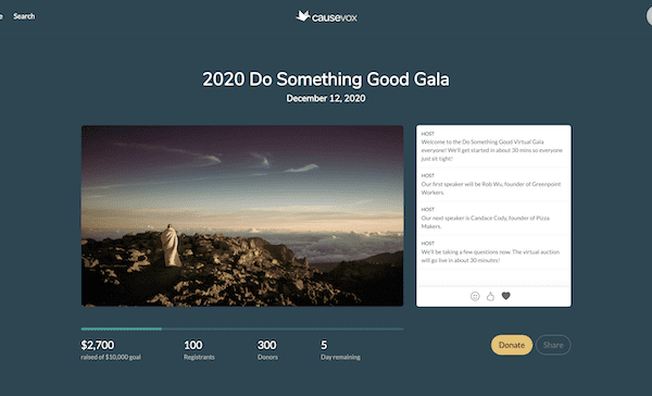 Sneak Preview: The All-New Virtual Fundraising-Optimized Pages On CauseVox